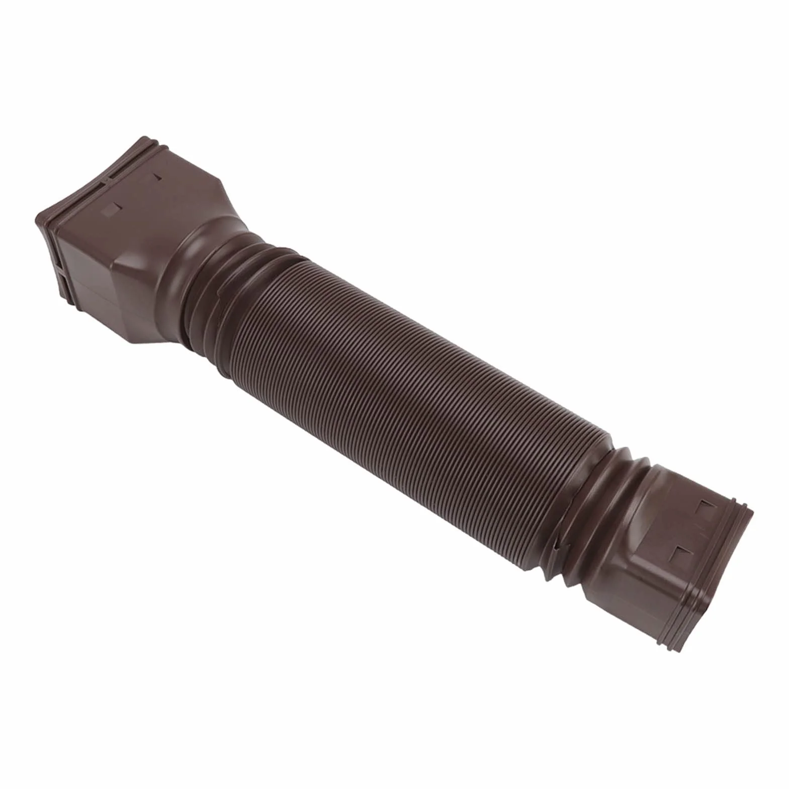 Extensiones de Bajantes para Canalones de Lluvia, Canalones Accesorios para Canalones Extensor de Bajante Retráctil Extensor de Bajante de Drenaje Flexible (Marrón)