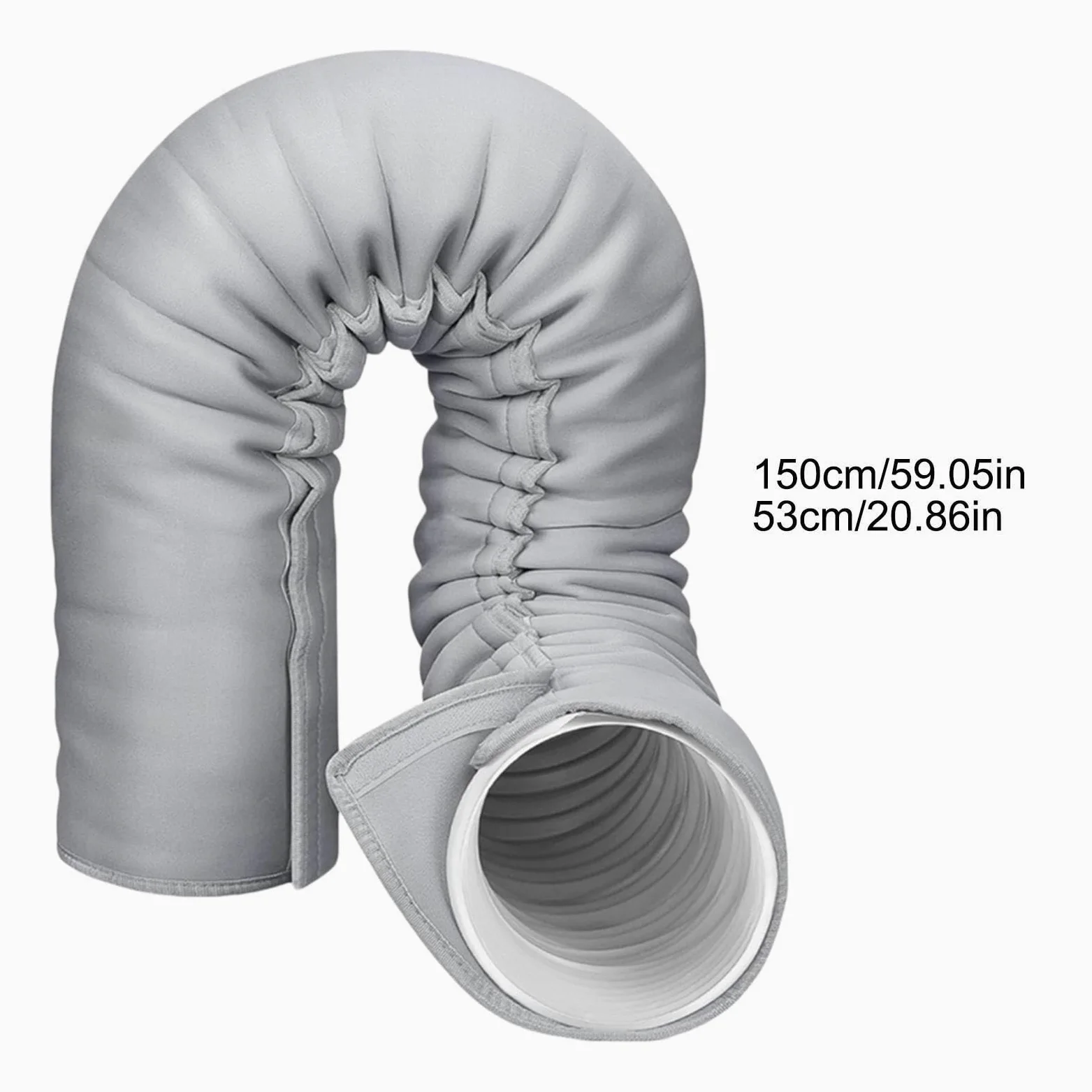 Aislante Portátil Para Manguera De AC,Envoltura Portátil Aislante Con 3 Correas Ajustables | Envoltura Para Manguera AC | Para Invierno Interior Ventana Oficina