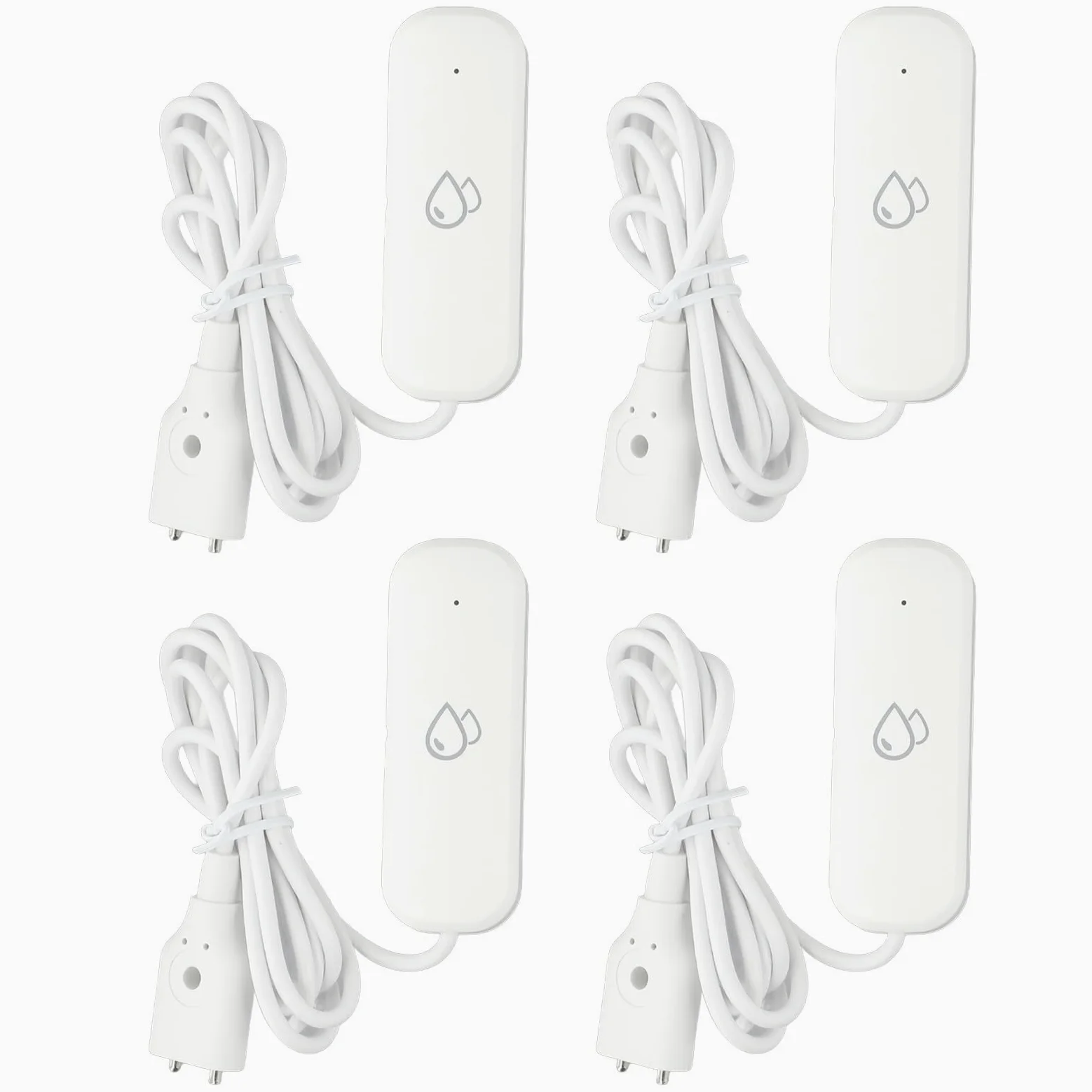Detector de fugas de agua WiFi para Tuya Smart Lifes, sensor de alarma de inundación inalámbrico con control remoto de aplicación, no requiere concentrador para cocina, baño, sótano, sistema de