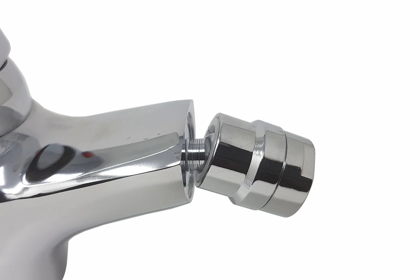 Grifo mezclador baño bidet casa cabeza móvil gris plata basic 8413