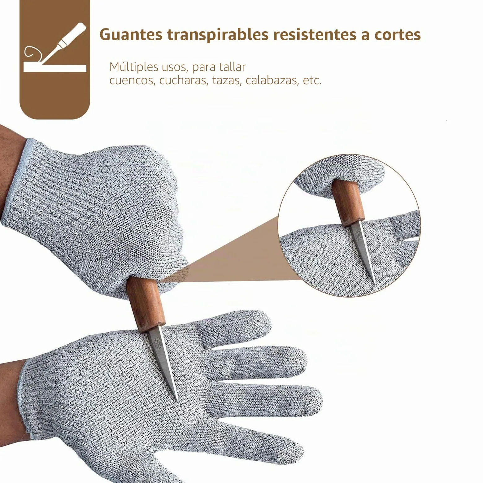 Herramientas De Tallado De Madera, Kit De Herramientas Manuales De Tallado, Paquete De 10 Unidades, Incluye Cuchillo De Tallado De Madera Con Mango De Nogal Negro, Tallado De Madera Para Principiante