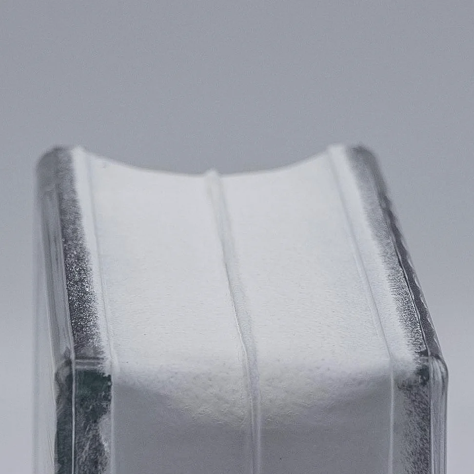 Bloque de vidrio básico Cruzado transparente brillante 14,5x14,5x8cm - 5 piezas