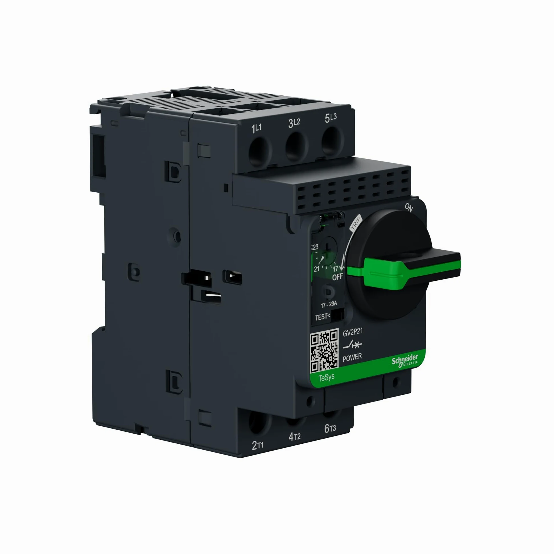 Schneider Electric GV2P21 Tesys Gv2, Disyuntor Magnetotérmico, 17…23 A, Conexión Por Tornillo