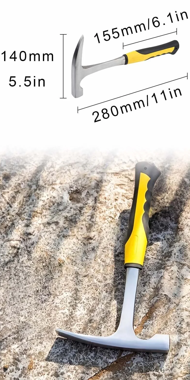 Martillogeológico, Martilloparaladrillos, Martillodeexploracióngeológica, Martillodecincelgeológico, herramientas geológicas, suministros mineros, herramientas de exploración