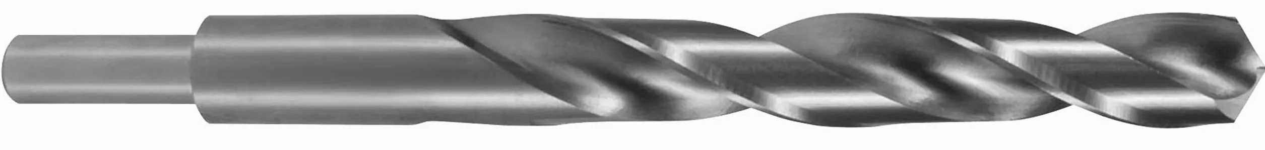 RUKO 2004175 - Broca helicoidal DIN 338 tipo N HSS, rectificada con mango reducido (17,5 mm)