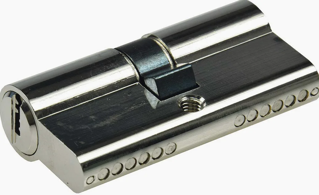 Juego cilindro cerradura 3x 60mm (30+30mm) 5 llaves