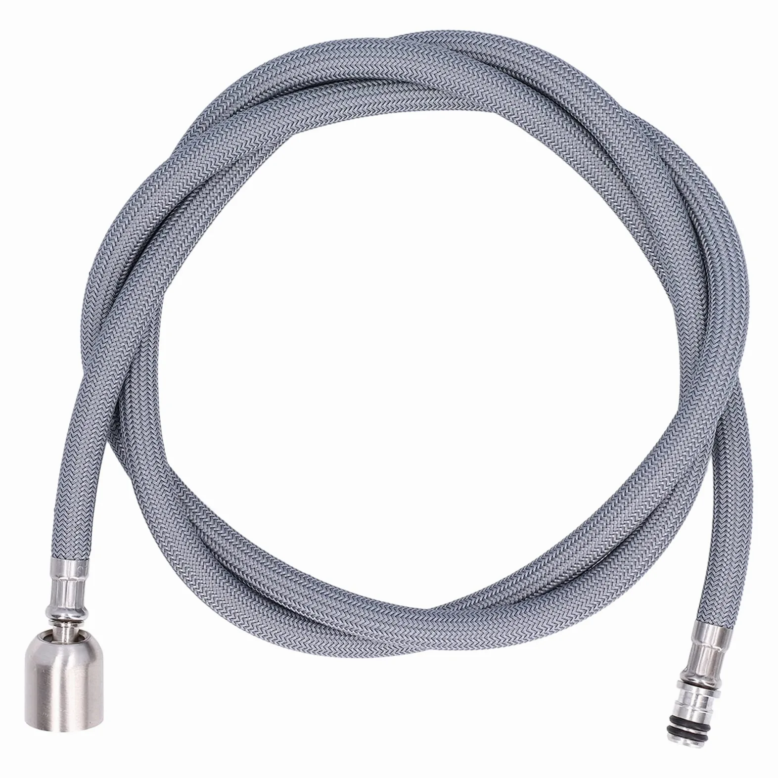 Manguera de Ducha Grifo Extraíble G1/2 1,5 M Flexible PVC Trenzada Nailon Repuesto Baño Cocina Universal