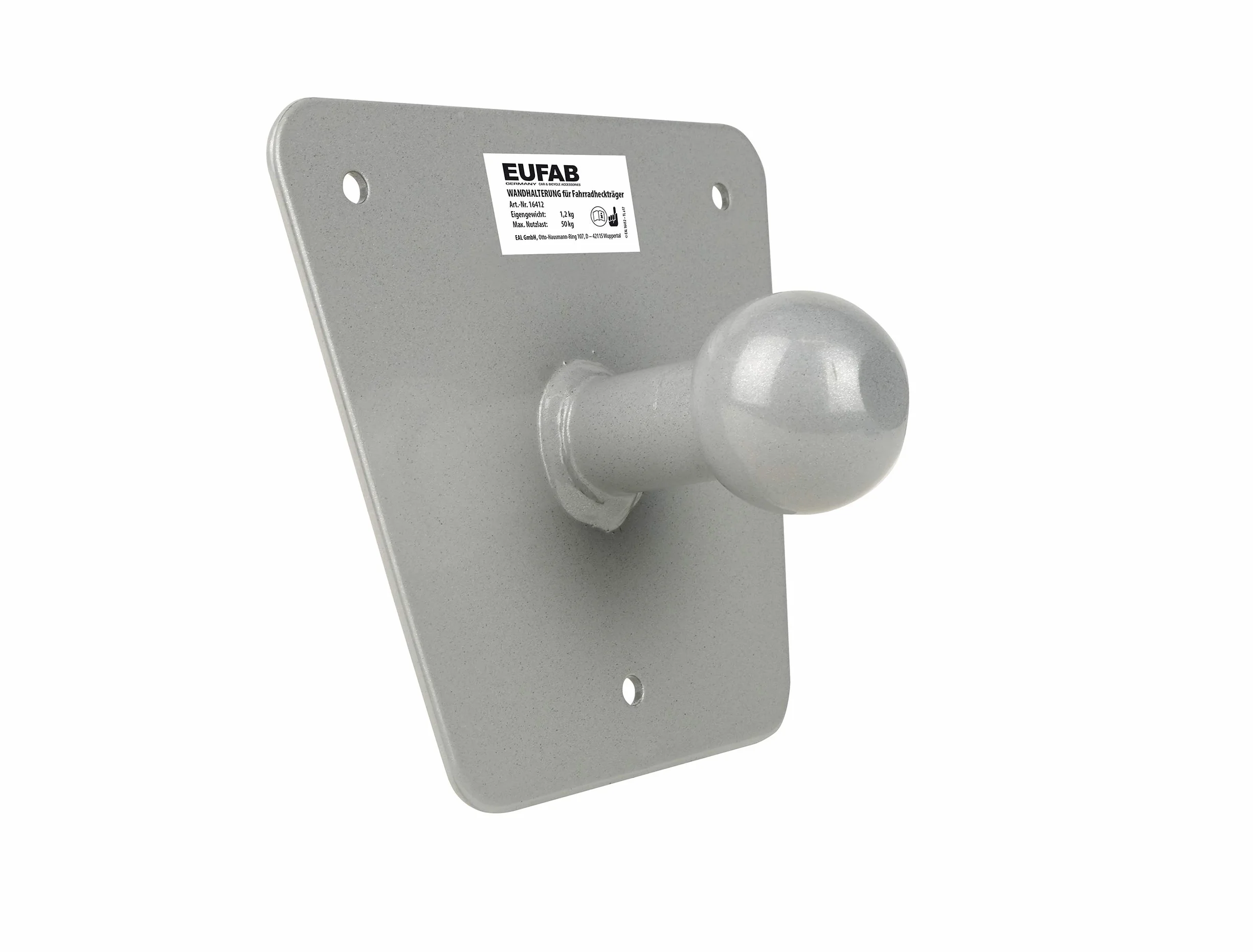 EUFAB Soporte de pared 16412 para portabicicletas EUFAB y LAS