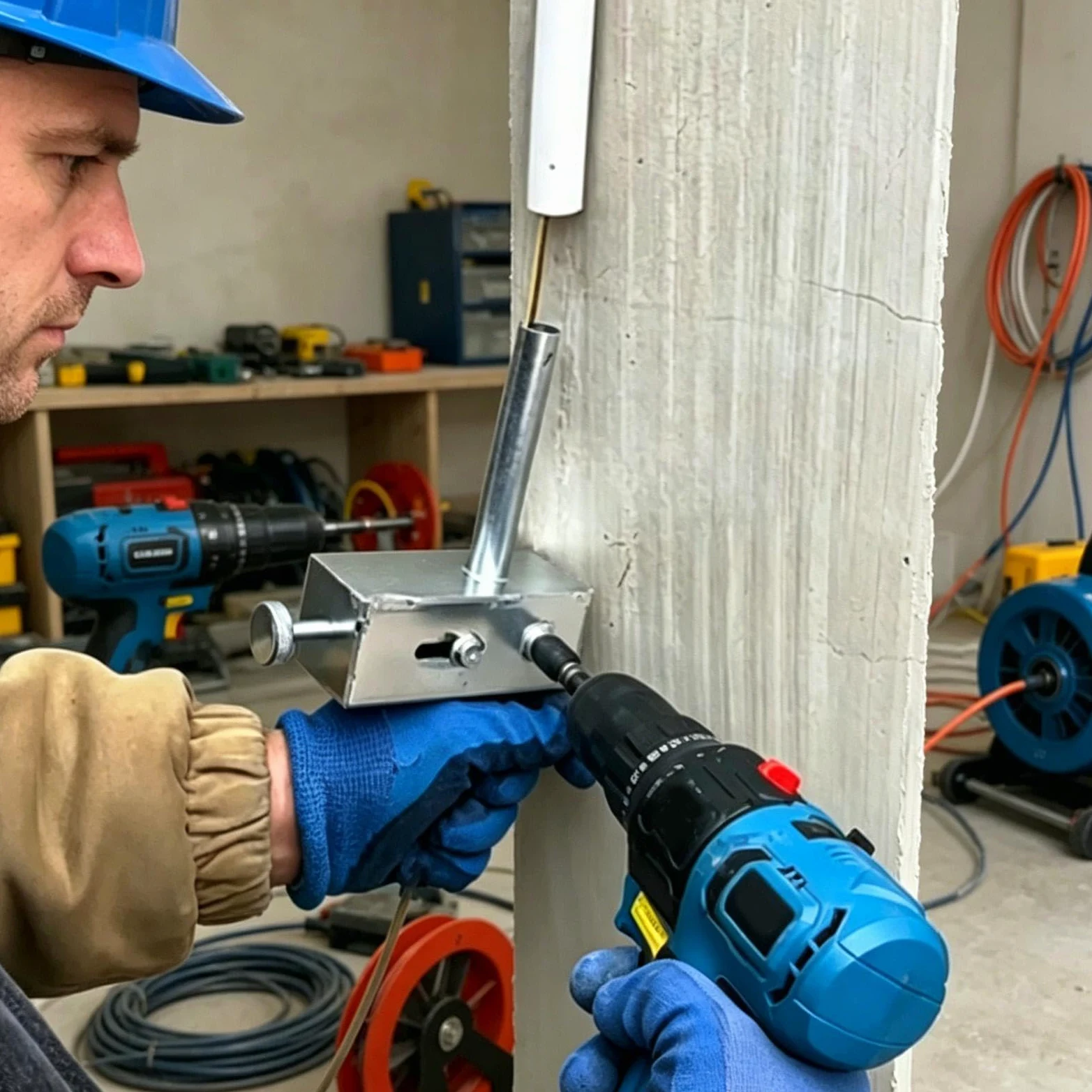 Tira Cables Con 15 metros de cinta pasacables flexible y resistente | Herramienta automática pasacables Para Electricistas Fontaneros Técnicos Ingenieros Obras Construcción E Instalación