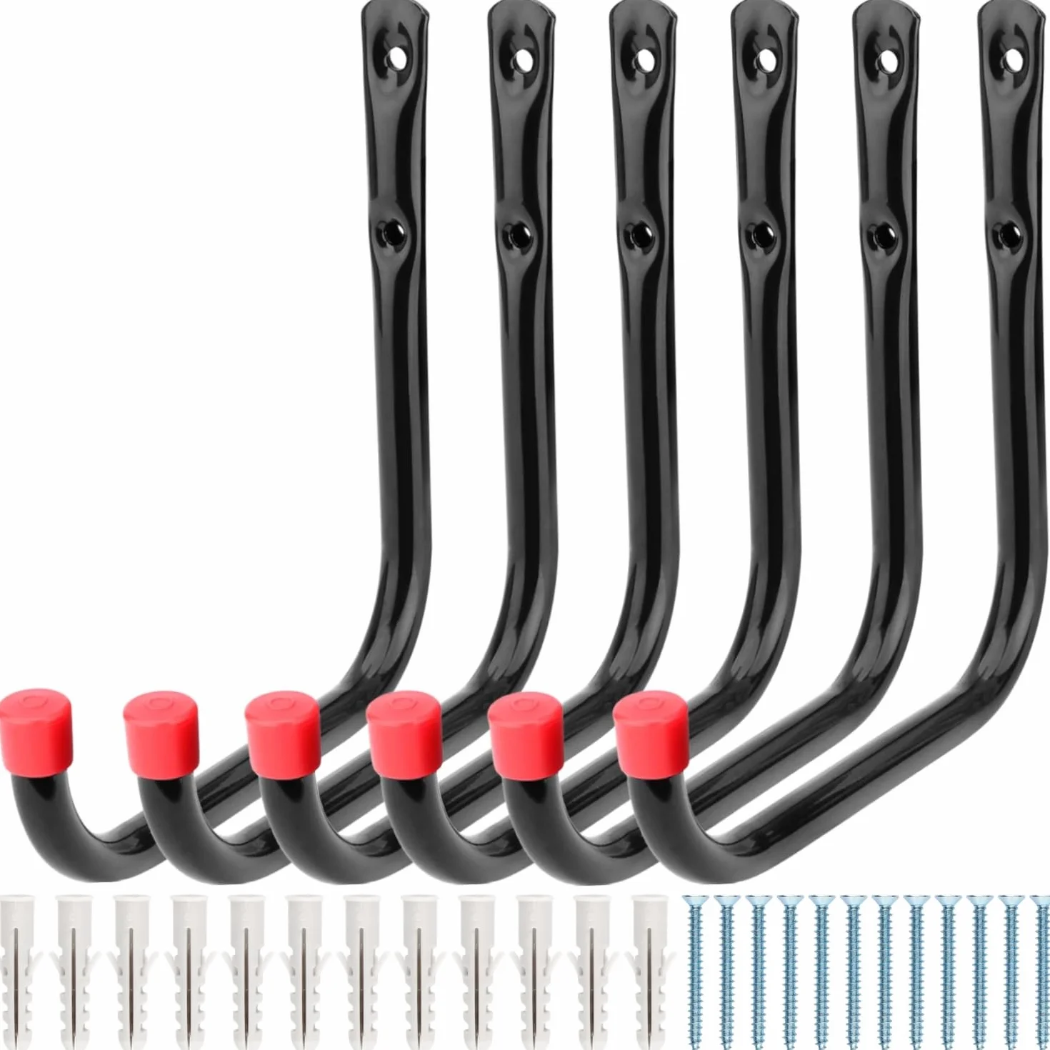 Ganchos de almacenamiento de acero 17 cm para garaje