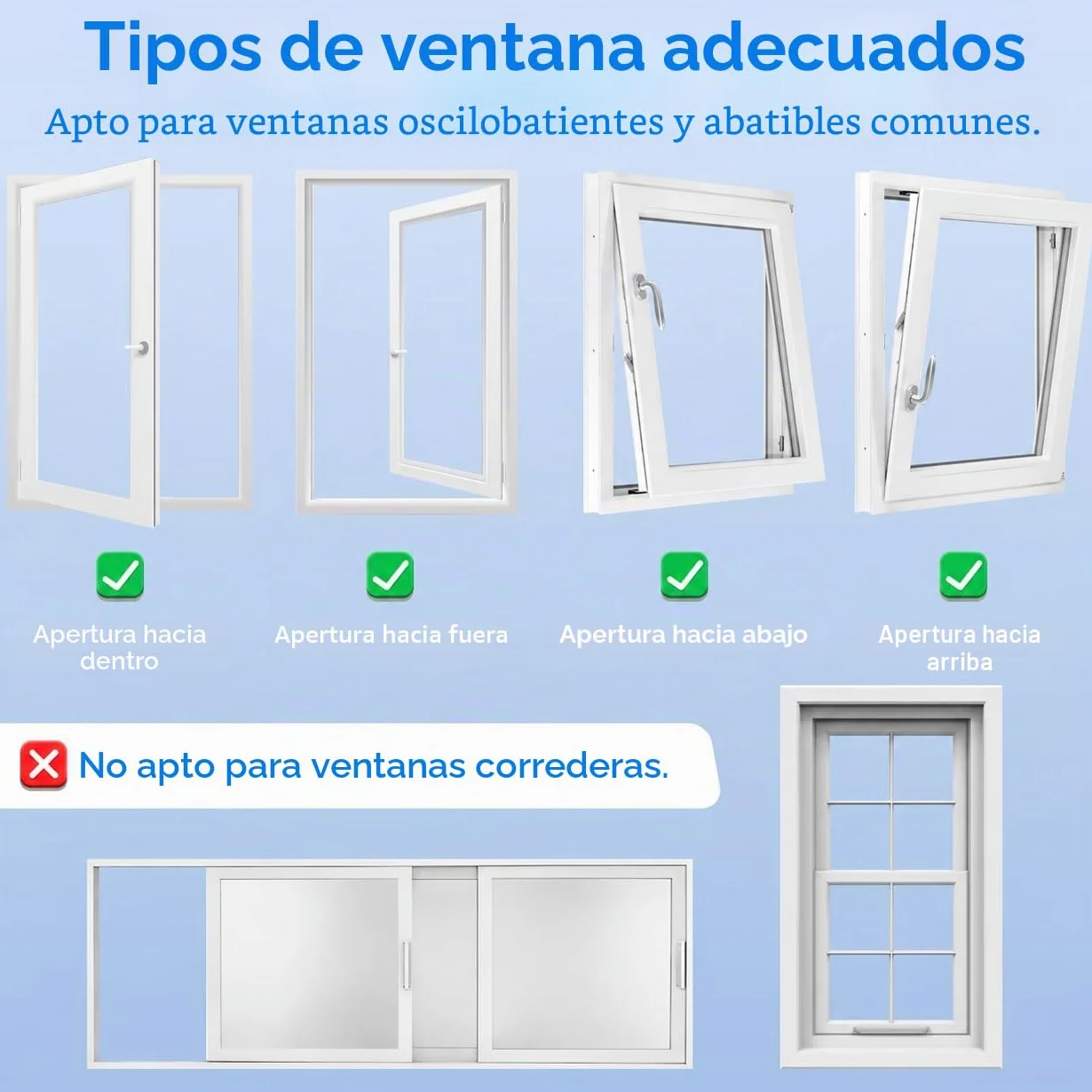 Cubierta Aislante de Tela para Ventanas 400CM para Aparatos De Aire Acondicionado Portátiles y Secadoras. Fácil Instalación con Cremallera y Cinta Adhesiva. Evita Aire Caliente