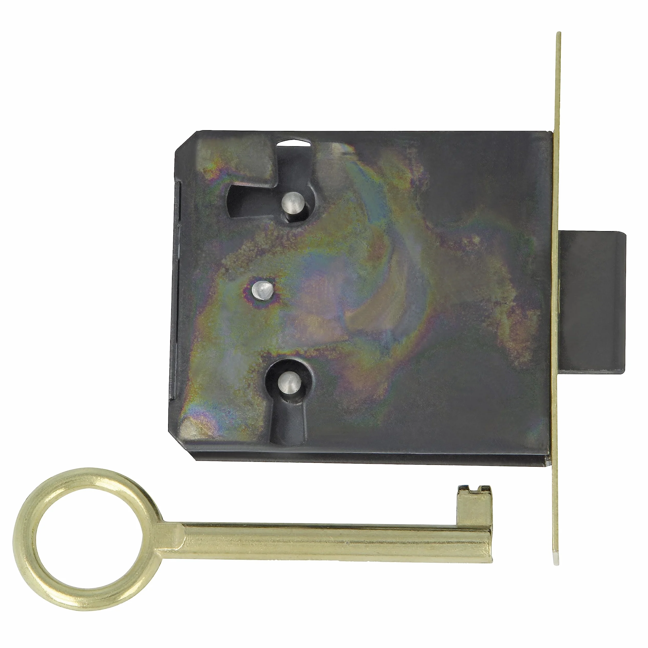 Amig Cerradura de Embutir Para Mueble 25 mm Latón Dorado Mate