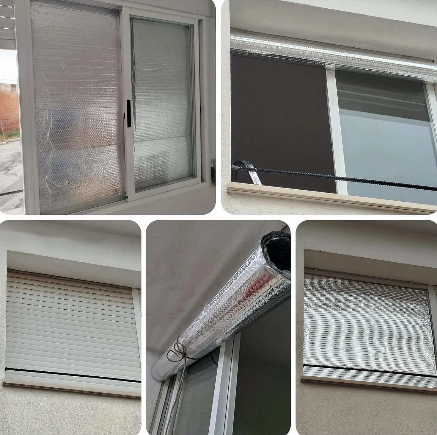 AISLANTE TERMICO MULTIUSOS Rollo 2.5x1.20m 3m² Reduce Frio Calor Ventana Pared Suelo Techo Coche Garaje Camper