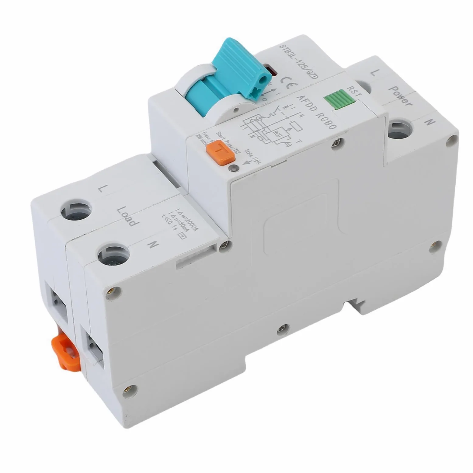 FTVOGUE Disyuntor de Falla de 1P+N AFDD RCBO RCCB Disyuntor en Miniatura 63A con Protección contra Fugas de Sobrecarga para Sistemas Eléctricos Domésticos e Industriales (40A)