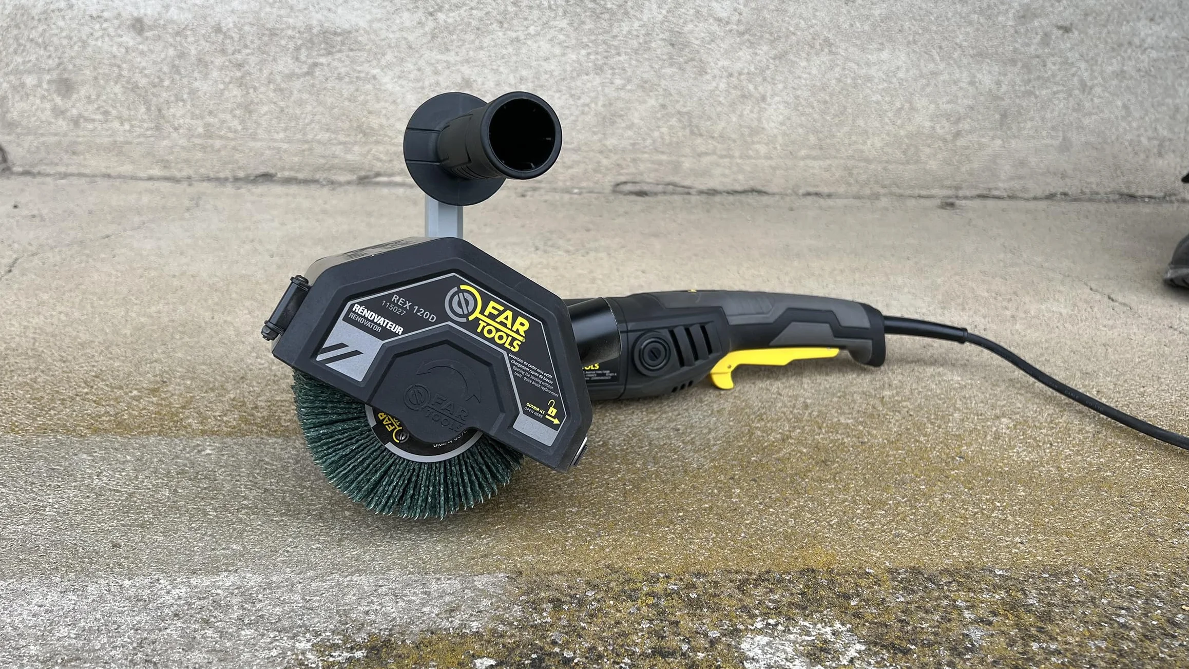 Fartools REX 120 - Rollo de lija para lijadora, 1300 W, color negro
