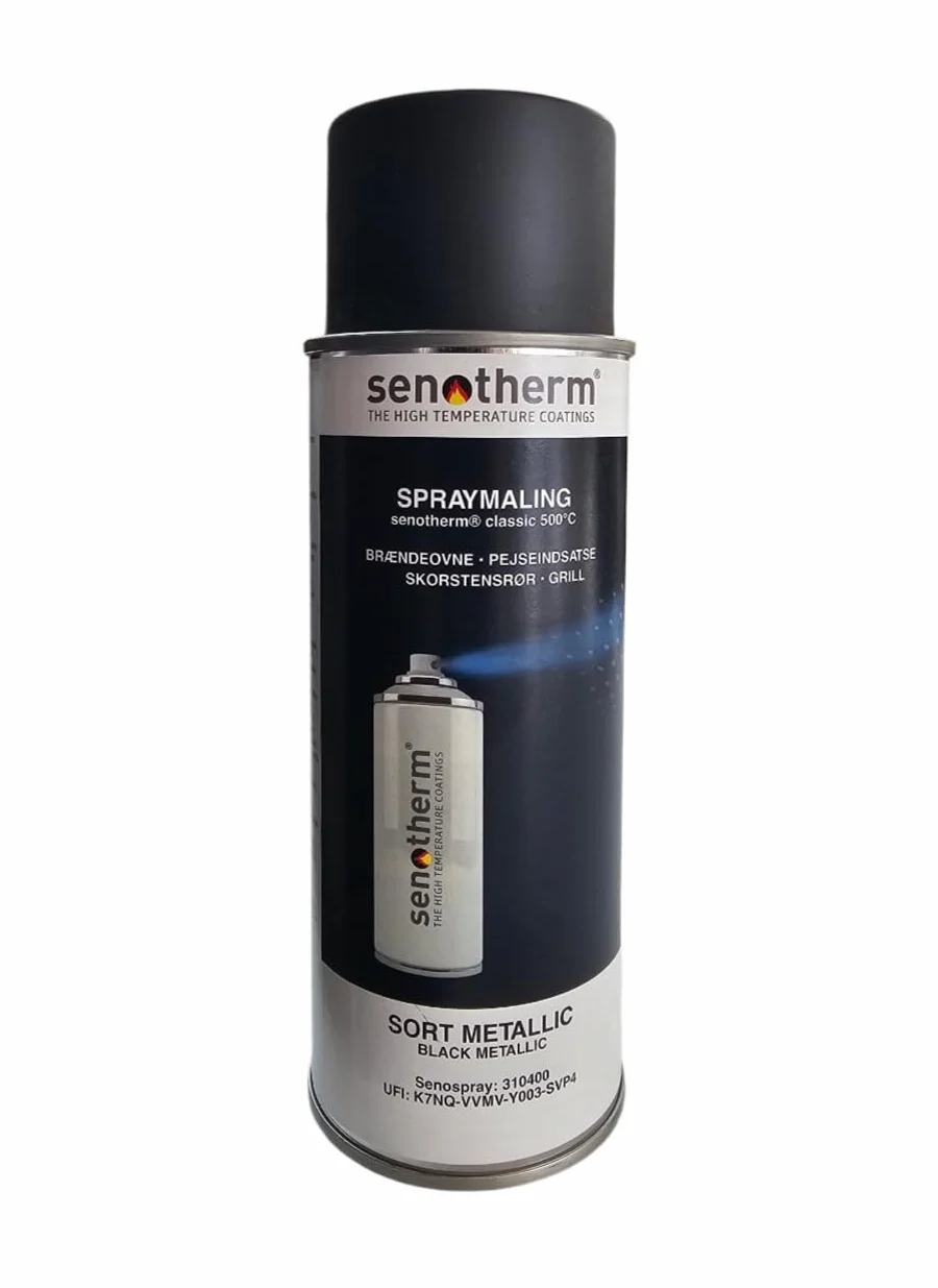 ofenfarbe ofenspray métallisé 400 ml, noir