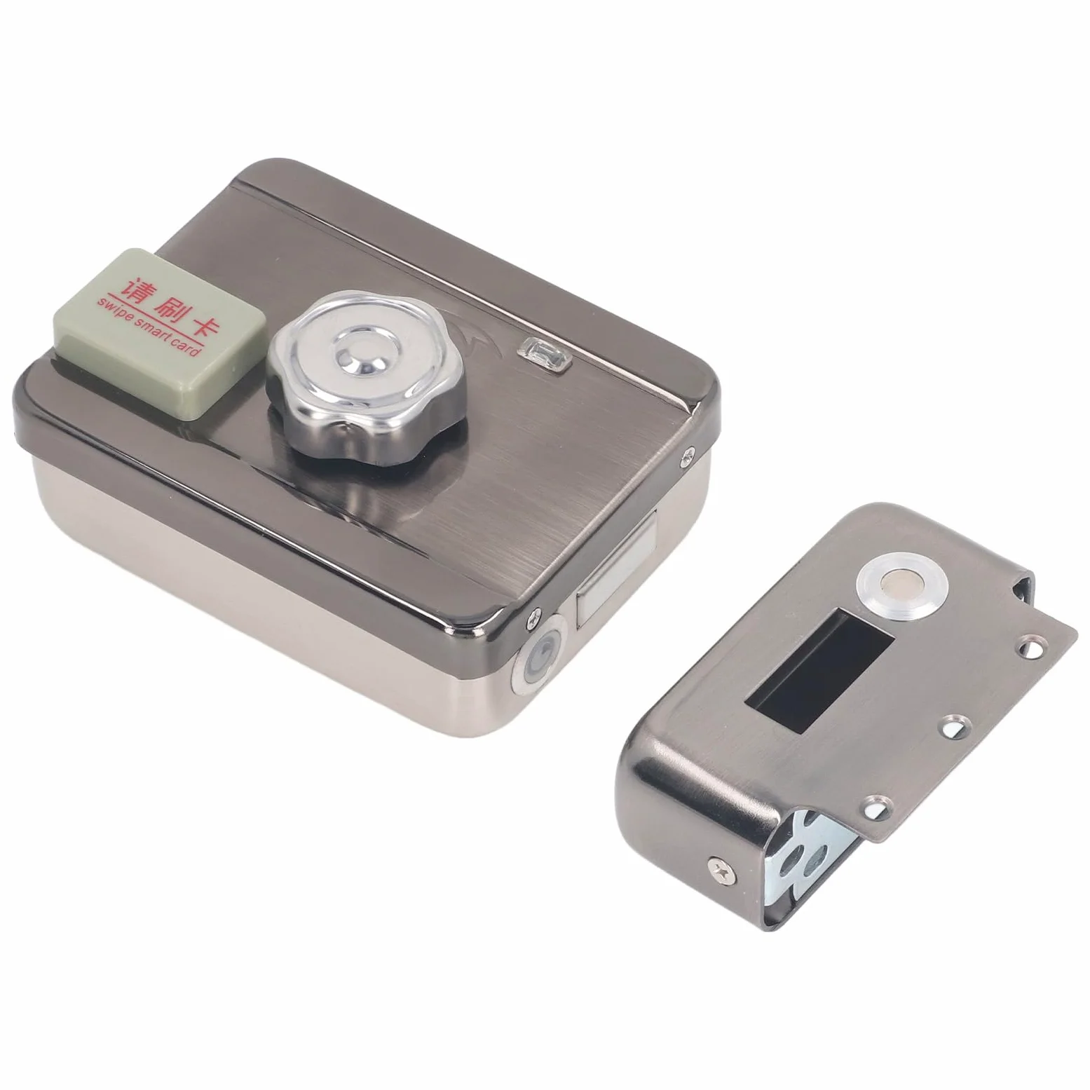 Cerradura de Puerta con Cerrojo Electrónico sin Llave, de Control Acceso Alta Seguridad para Oficina en Casa, Acero Inoxidable
