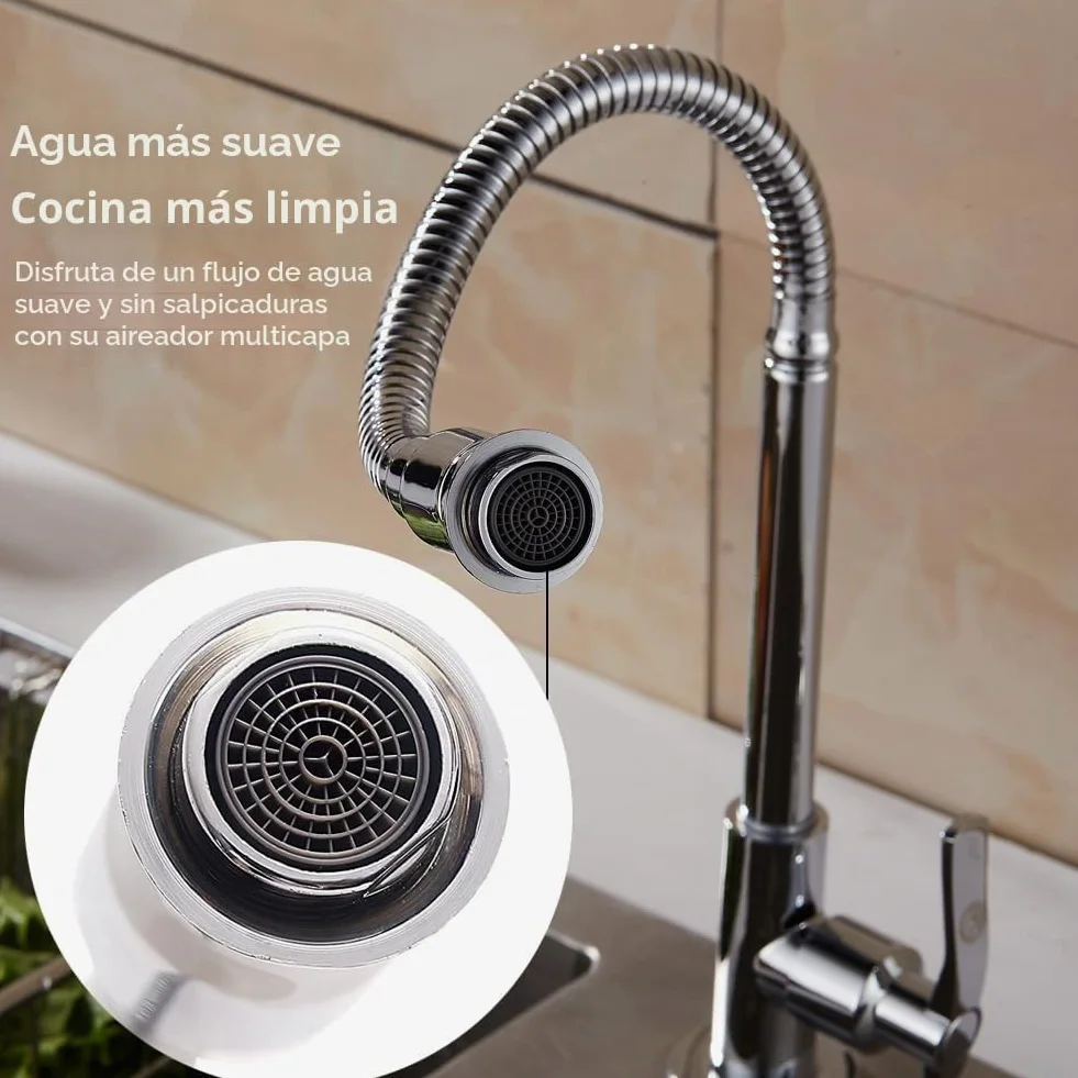360 giratorio barra de la cocina baño grifo del fregadero individual Agua Fría cuello flexible de lavandería Sala de jardín al aire libre grifos solicitud TAP